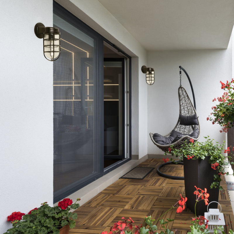 LAMP. EXT. PARED NEGRO 1L E27 60W