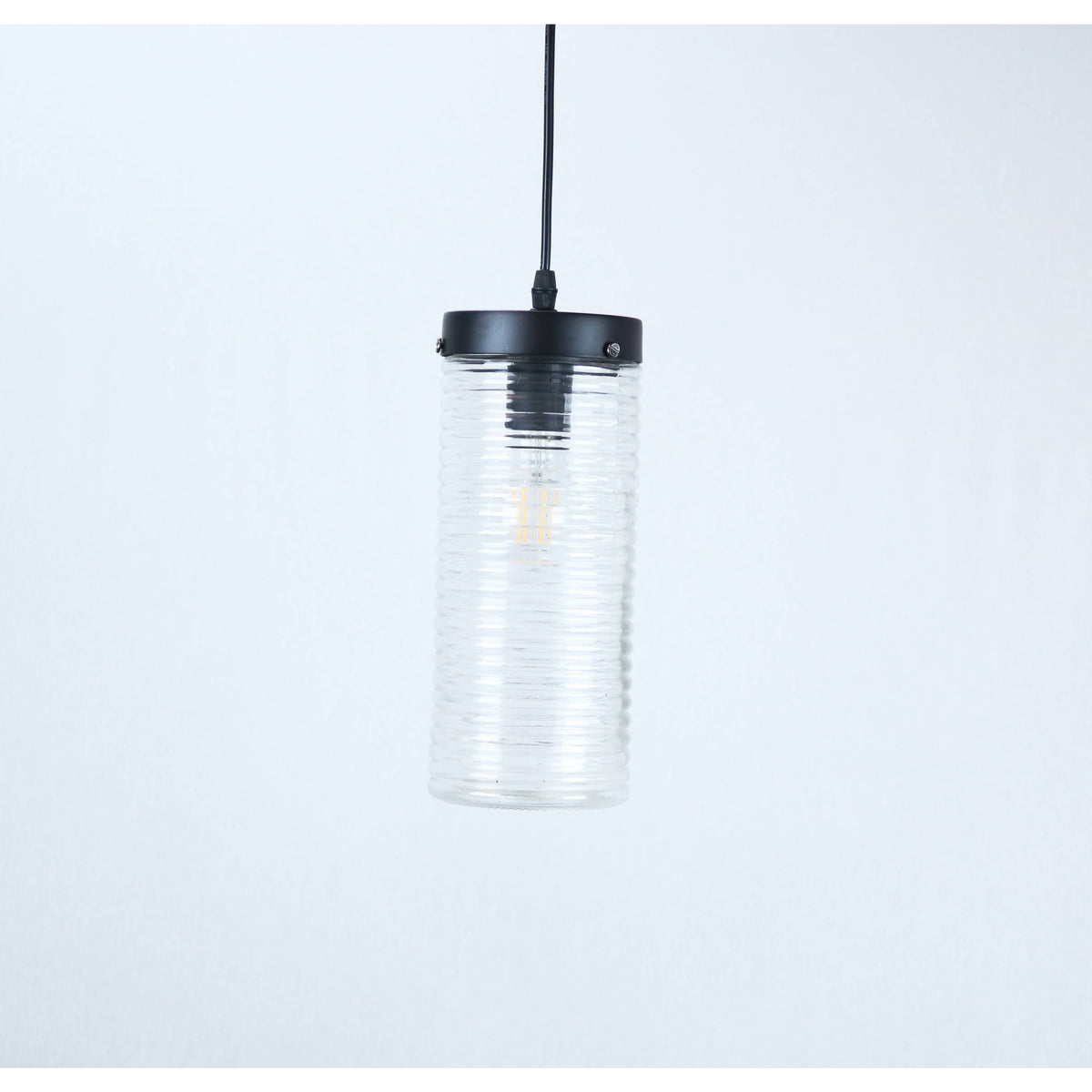 LAMP. COLGANTE NEGRO 1L E27 60W