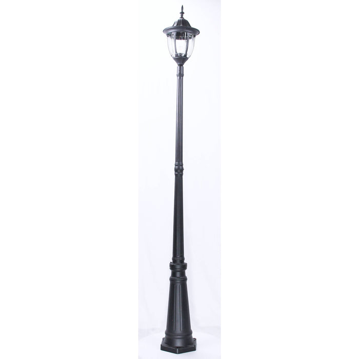 Lámpara Exterior  Poste Negro 1L E27 100W