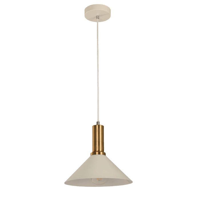 Lámpara Colgante Blanco 1L E27 40W