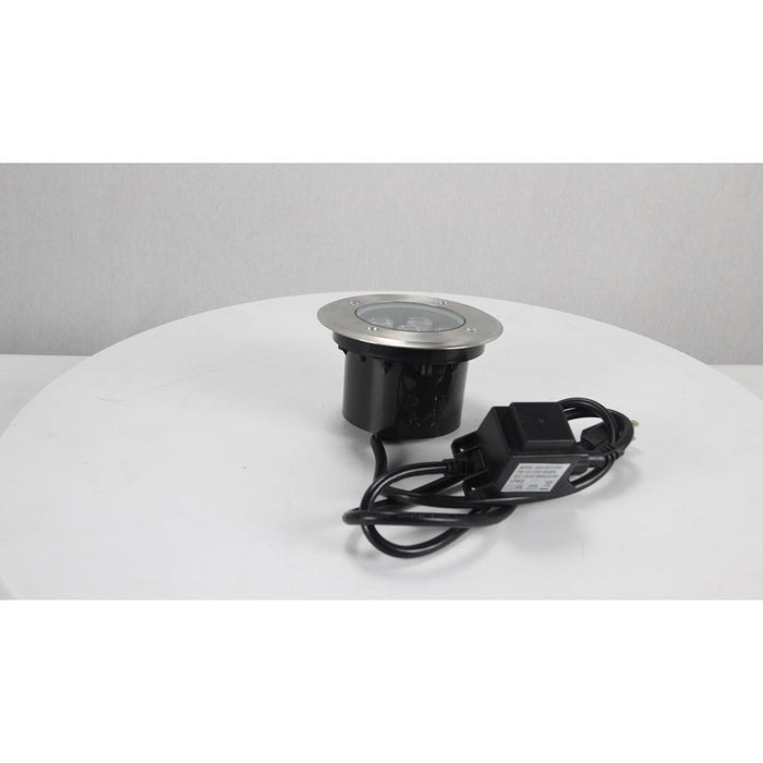 Lámpara Led Exterior  Piso Plateado 1L 6W 110-220V 6000K Sumergible