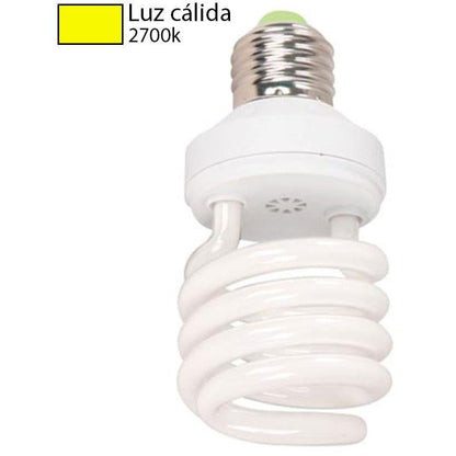 BOMBILLO CFL ESPIRAL E27 11W 2700K