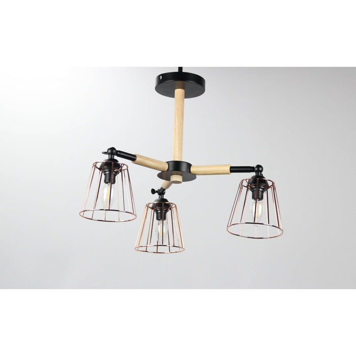 LAMP. TECHO NEGRO 3L E14 40W