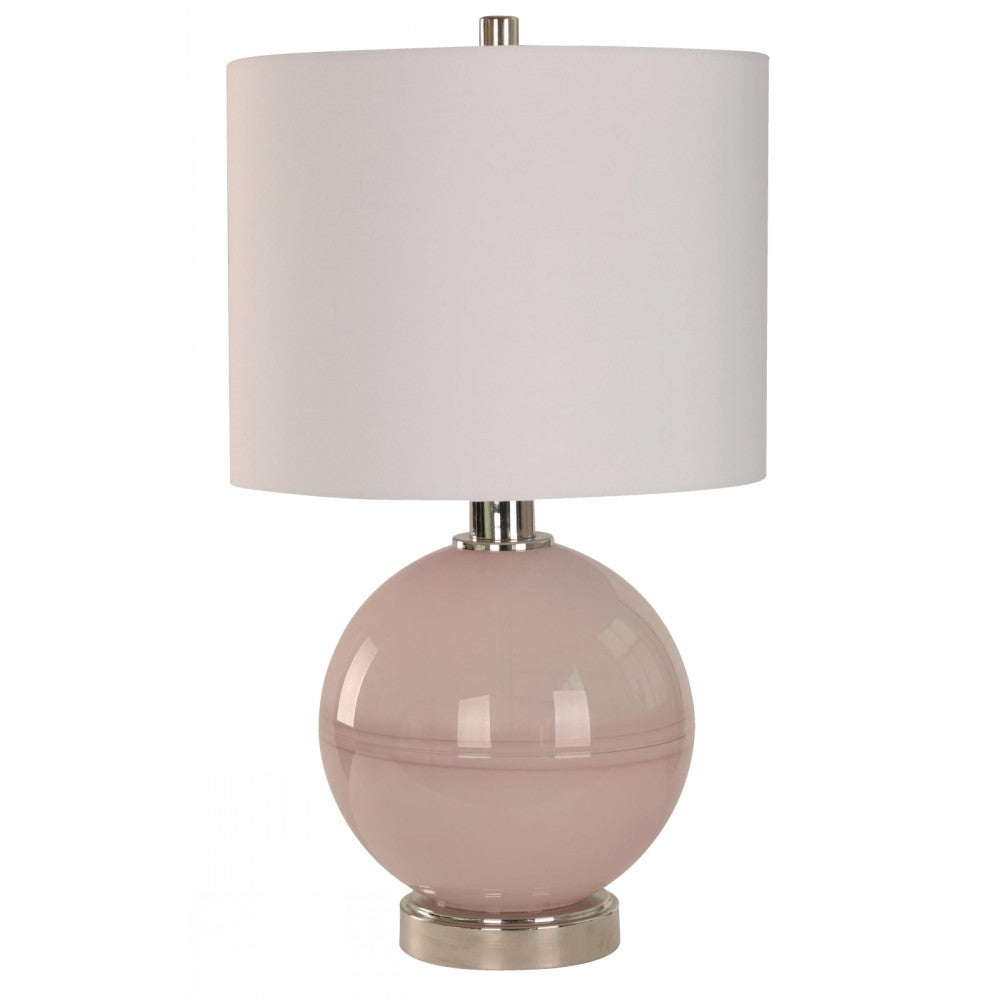 Lámpara Mesa Rosado 1L E27 100W