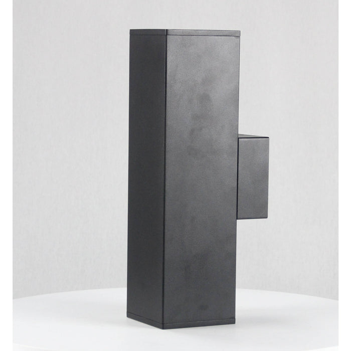 Lámpara Exterior  Pared Negro 2L E27 75W