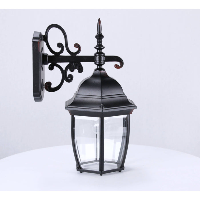 LAMP. EXT. PARED NEGRO 1L E27 100W
