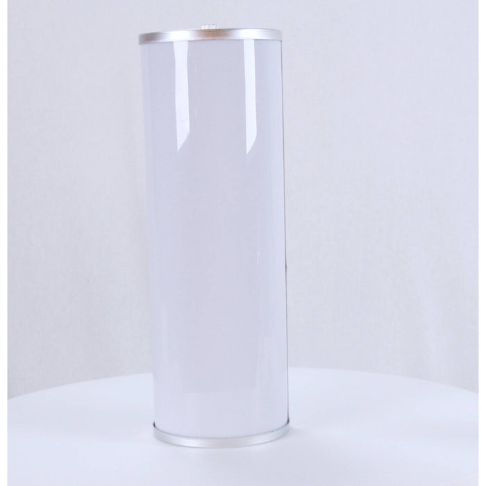LAMP. PARED PLATEADO 2L E27 11W 120V 6400K (I/B)