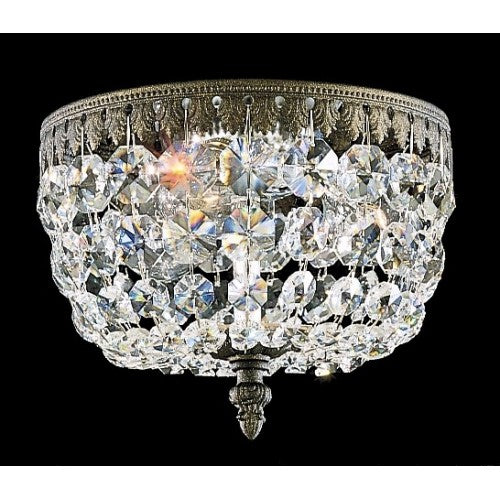 LAMP. TECHO CRISTAL RIALTO TEAK 3L E12 40W