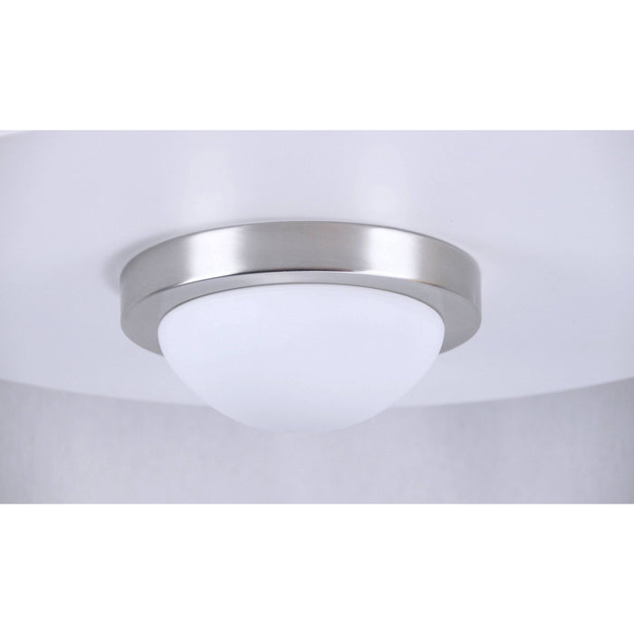 LAMP. TECHO NÍQUEL SATINADO 1L E27 60W