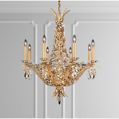 LAMP. COLGANTE CRISTAL CHANDELIER AMITYS 8L E12 60W