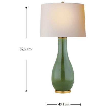 LAMP. MESA ORSON SHELLISH KIWI 1L E26 150W
