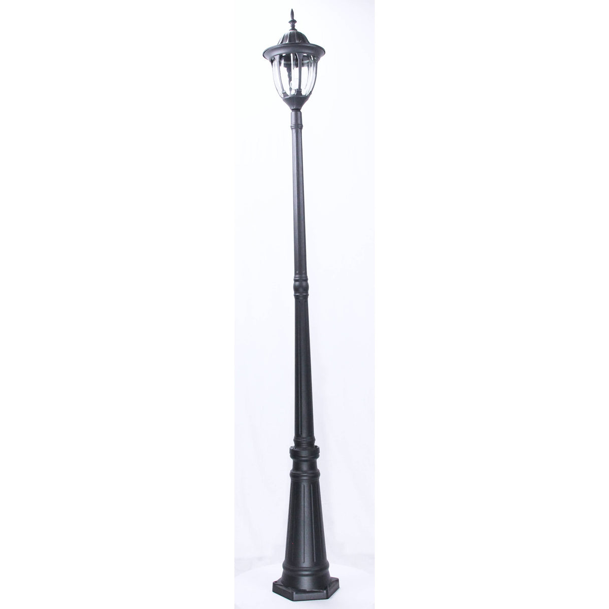 Lámpara Exterior  Poste Negro 1L E27 100W