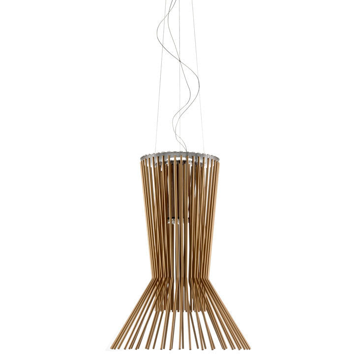 LAMP. COLGANTE ALLEGRO VIVACE MARRÓN 1L R7S 120W