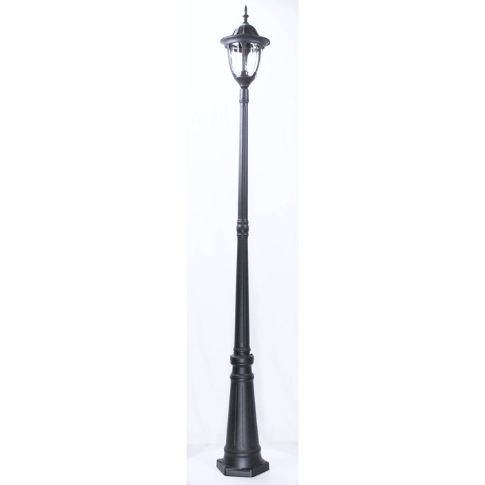 Lámpara Exterior  Poste Negro 1L E27 100W