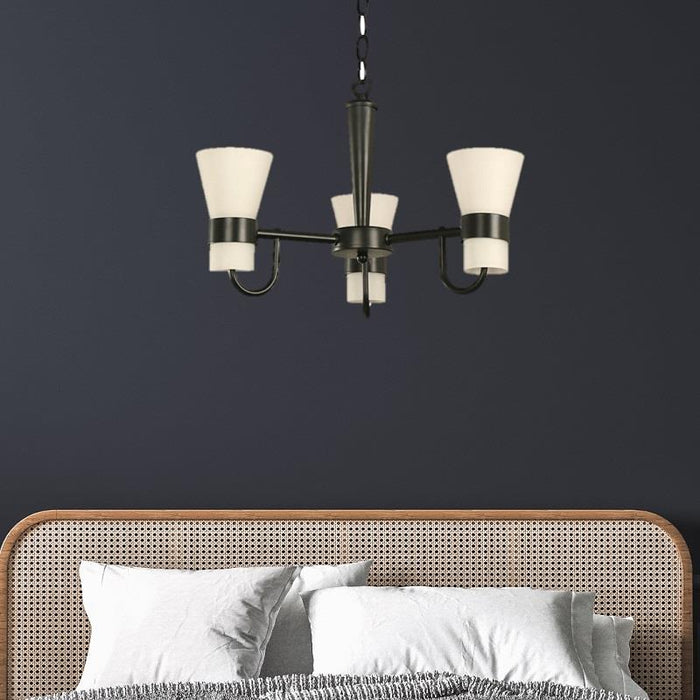 Lámpara Colgante Negro 3L E27 60W