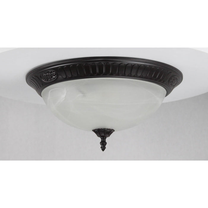 LAMP. TECHO BRONCE CEPILLADO 2L E27 40W