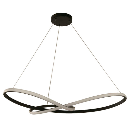 LAMP. LED COLGANTE NEGRO 1L 40W 100-240V 2700K