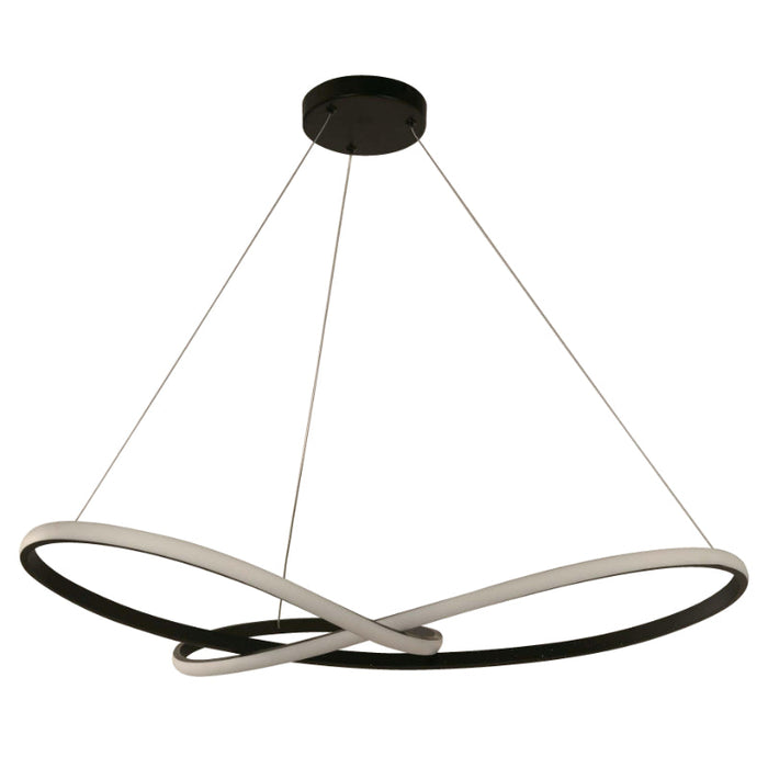 LAMP. LED COLGANTE NEGRO 1L 40W 100-240V 2700K