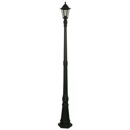 LAMP. EXT. POSTE NEGRO 1L E27 40W