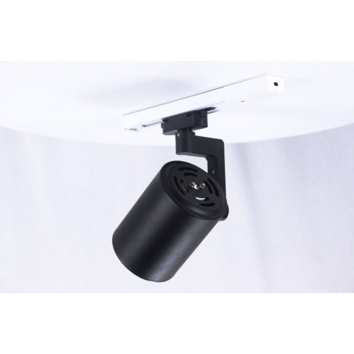 LAMP. DE RIEL NEGRO 1L E27 12W N/B