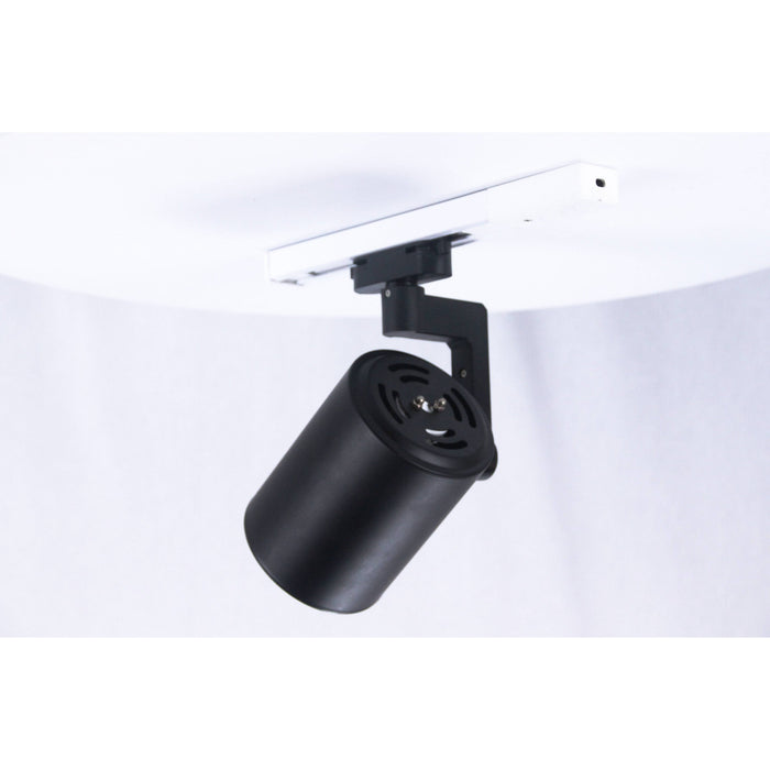 LAMP. DE RIEL NEGRO 1L E27 12W N/B