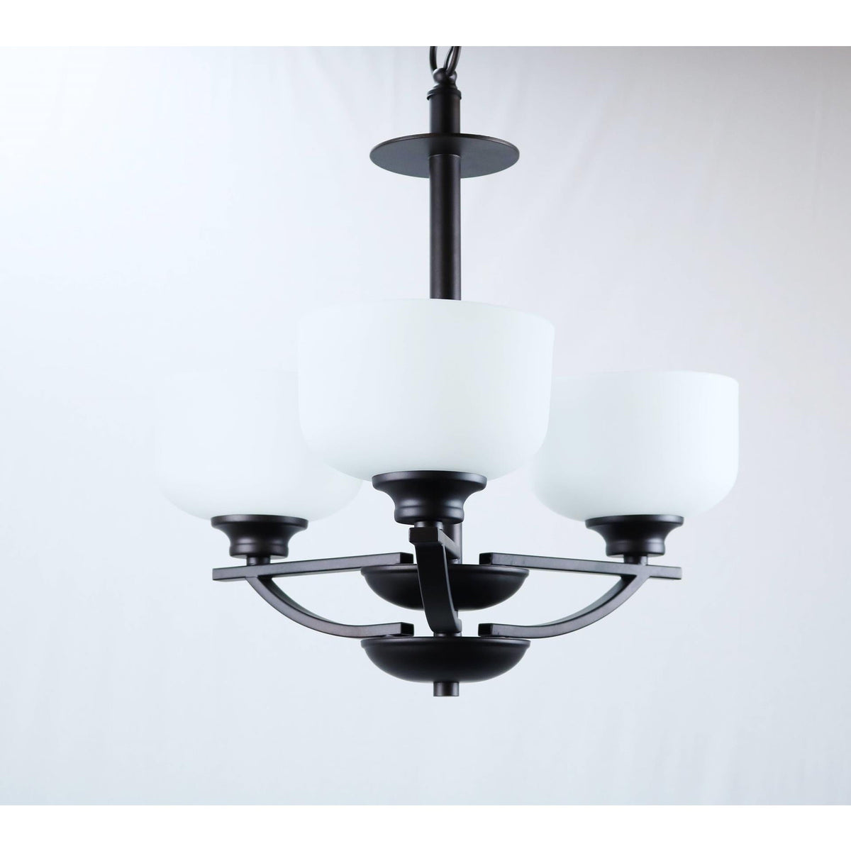 LAMP. COLGANTE BRONCE ANTIGUO 3L E27 60W