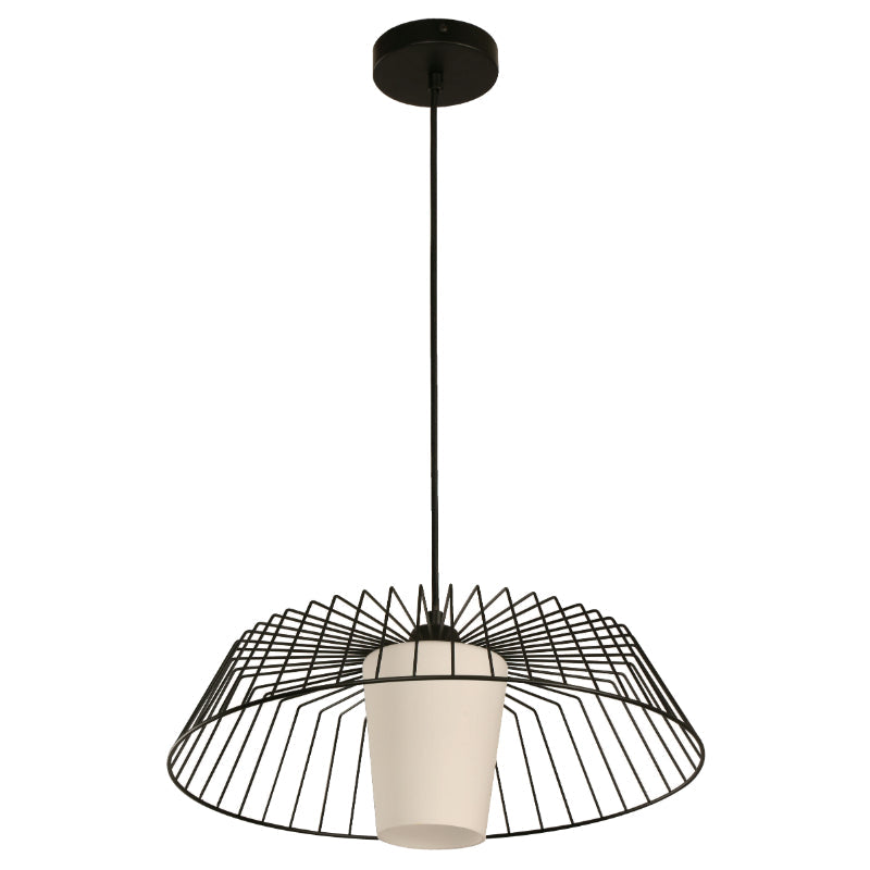 LAMP. COLGANTE NEGRO 1L E27 40W