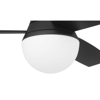 VENTILADOR LED DE TECHO WIFI NEGRO DC 52" 18W 120V 3000K