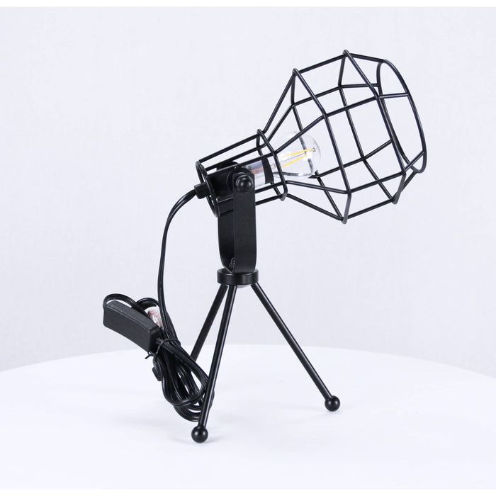 LAMP. MESA NEGRO 1L E14 25W N/B