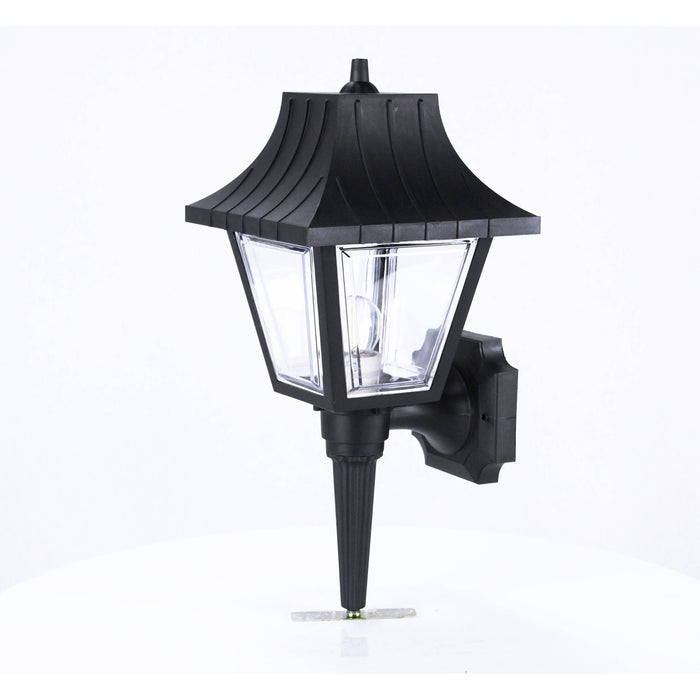 LAMP. EXT. PARED NEGRO 1L E27 40W (2 PIEZAS)