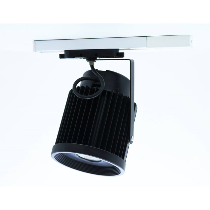 LAMP. LED TECHO RIEL NEGRO 1L 30W 100-277V 3000K