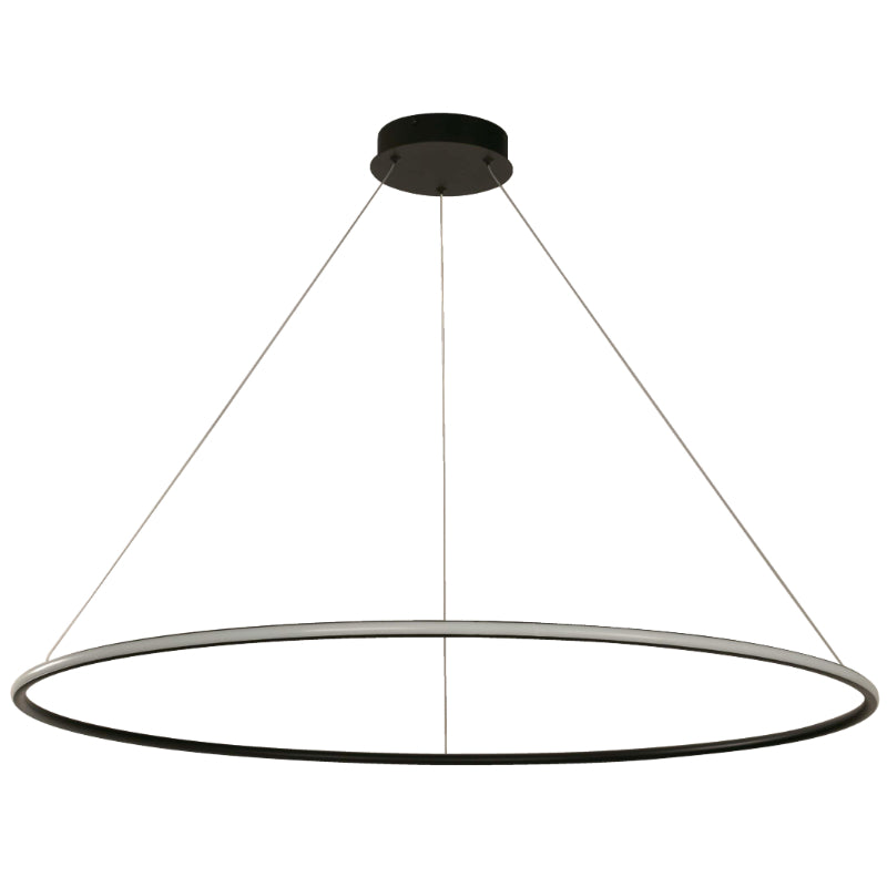 LAMP. LED COLGANTE NEGRO 1L 65W 120-277V 3000K