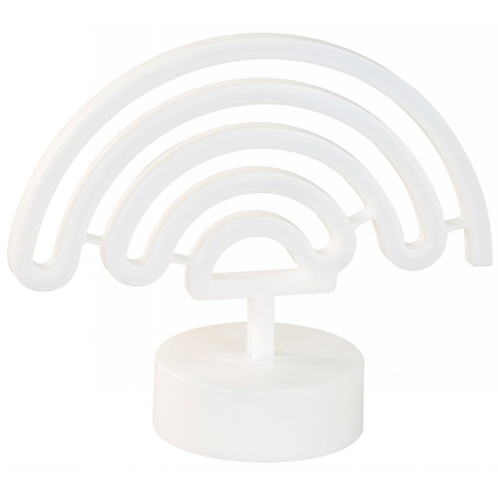 LAMP. LED DE MESA NEON ARCOIRIS INFANTIL 1.5W BATERIA AA N/I