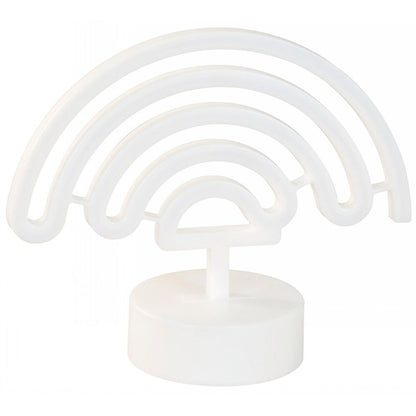 LAMP. LED DE MESA NEON ARCOIRIS INFANTIL 1.5W BATERIA AA N/I