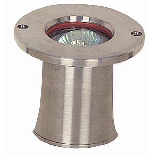 LAMP. EXT. PISO NÍQUEL SATINADO 1L GY6.35 50W
