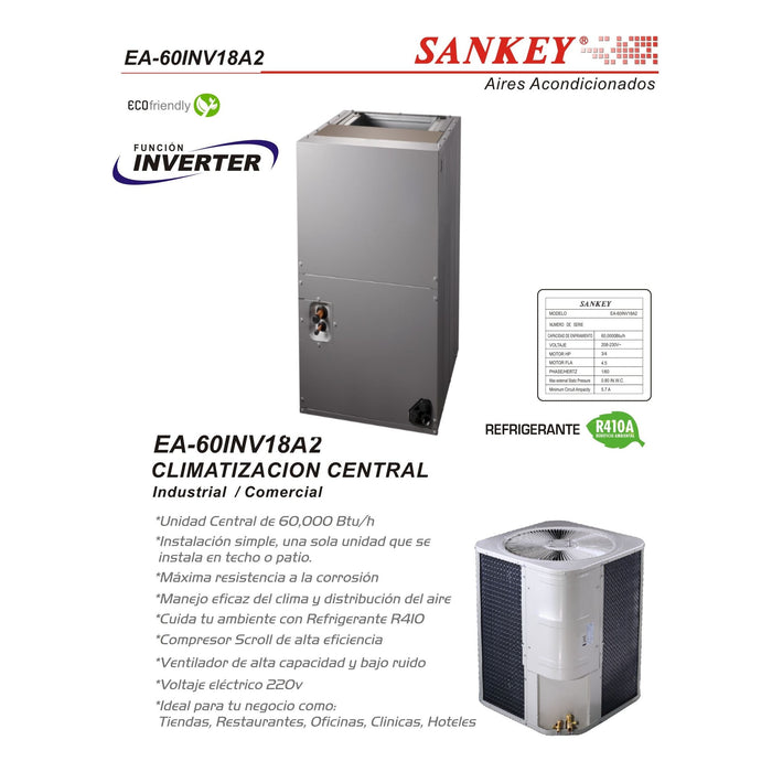 AIRE CENTRAL INVERTER 60,000 BTU SANKEY