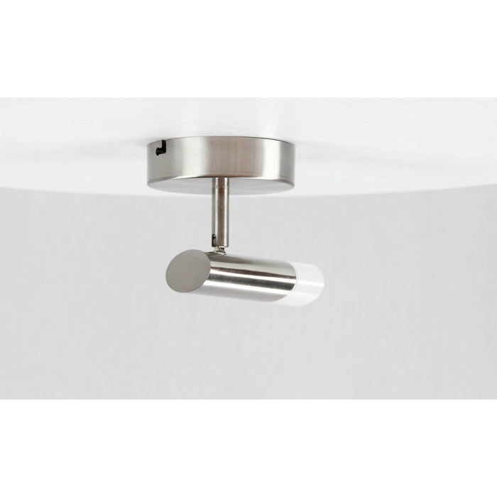 LAMP. LED TECHO REFLECTORA NÍQUEL SATINADO 1L 5W 85-265V 3000K