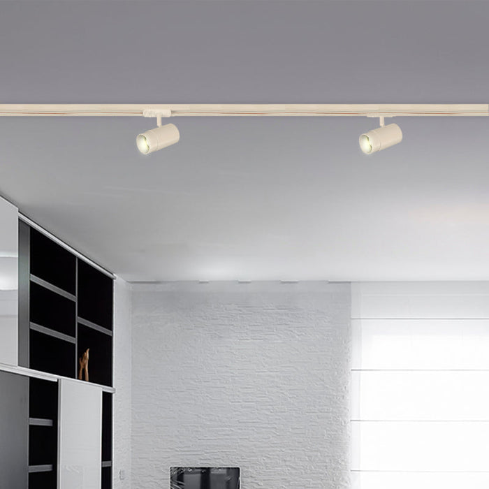 LAMP. TECHO RIEL BLANCO 1L GU10 50W