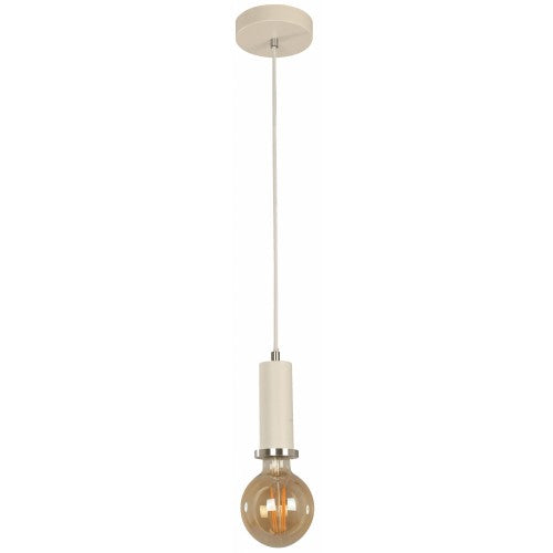 LAMP. COLGANTE BLANCO 1L E27 40W