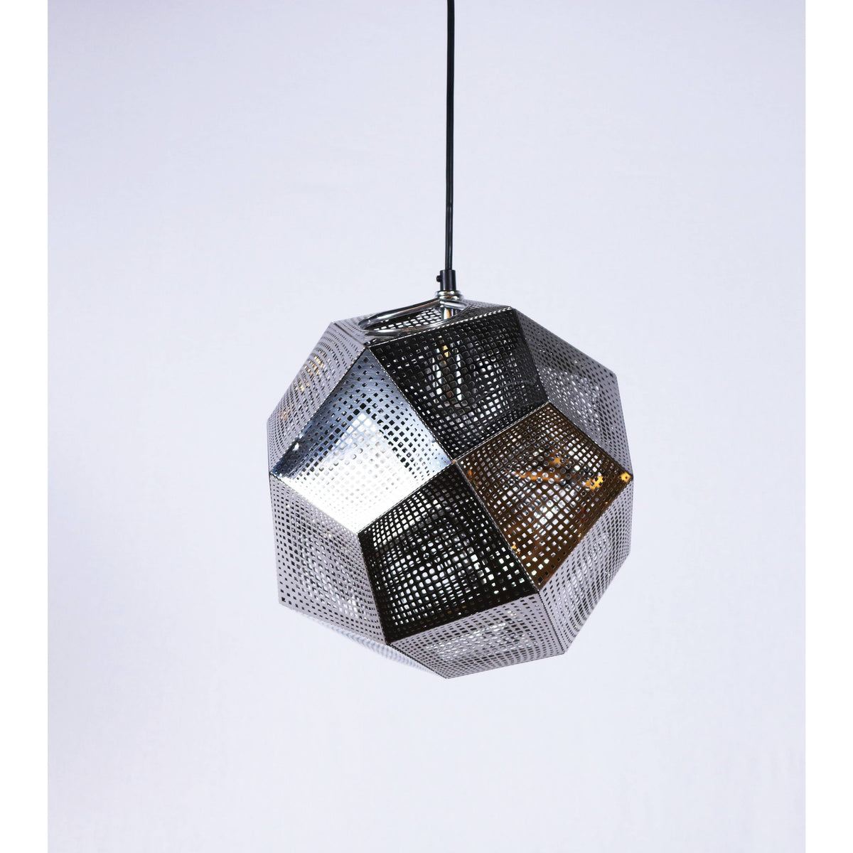 LAMP. COLGANTE COBRE Y NEGRO 1L E27 60W