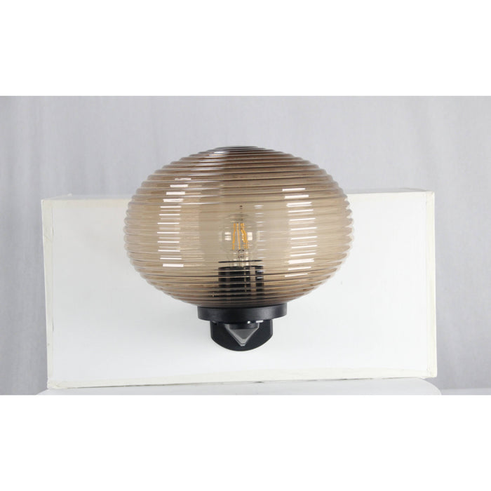 LAMP. EXT. PARED NEGRO 1L E27 60W (CONVERTIBLE A POSTE)