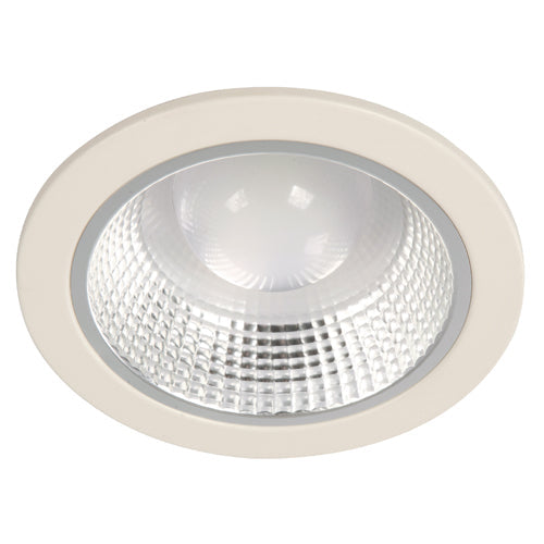 LAMP. LED EMPOTRABLE*1LT*100-277V*50/60HZ*9W*6000K*LED INCL.*ACAB. BLANCO MATE