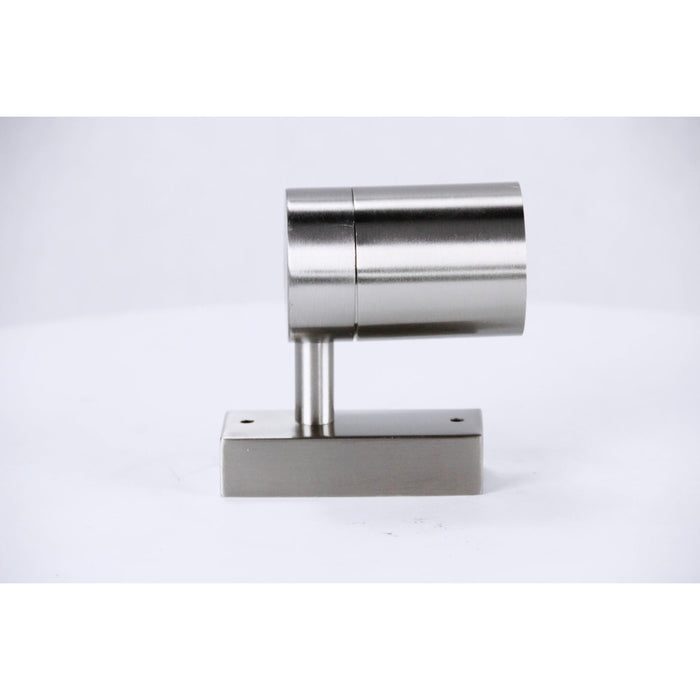 LAMP. EXT. PARED PLATEADO 1L GU10 35W I/B