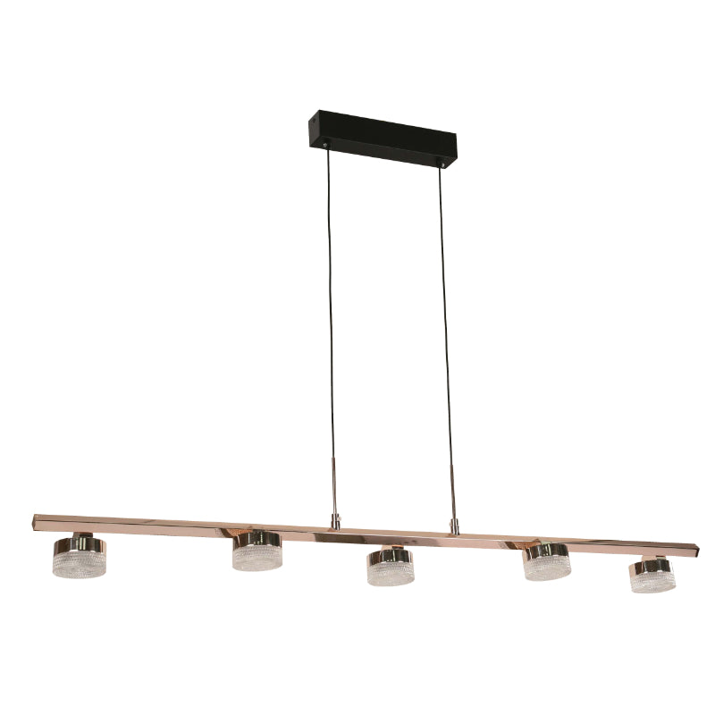 Lámpara Led Colgante Dorado+Negro 5L 4W 100-240V 3000K