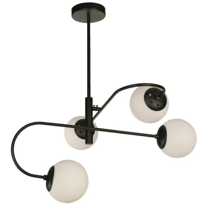 LAMP. COLGANTE NEGRO 4L E27 40W