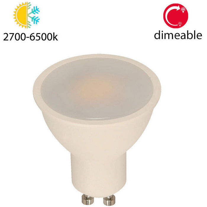BOMBILLO LED INTELIGENTE GU10 5W 120V 2700-6500K (BLUETOOTH)
