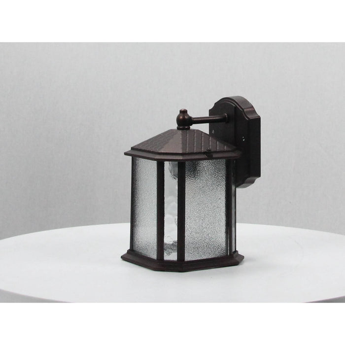 LAMP. EXT. PARED BRONCE OSCURO 1L E27 60W