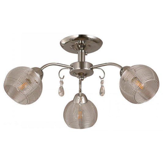 LAMP. TECHO CROMO 3L E14 40W