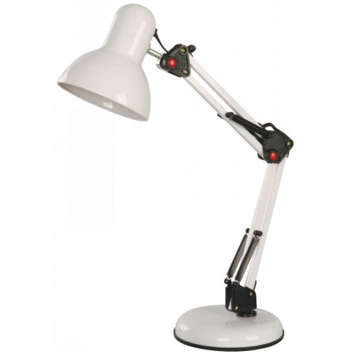 LAMP. ESCRITORIO BLANCO 1L E27 40W