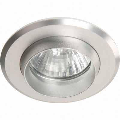 LAMP.TECHO GY6.53(MR16)*1L*50W (N/B)ACAB.ALUMINIO ARENOSO
